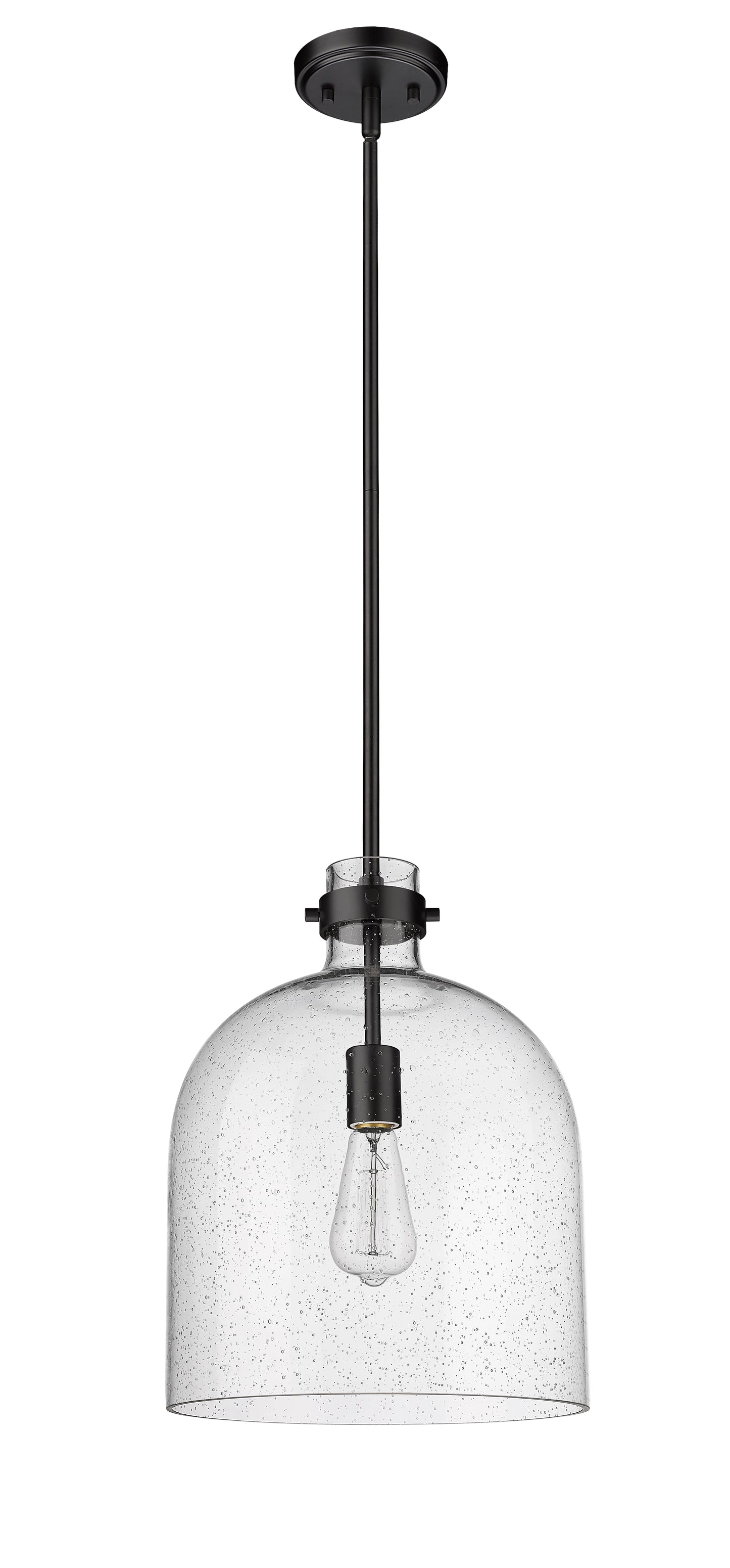 817-12MB - Pearson 1 Light 12" Pendant - Matte Black