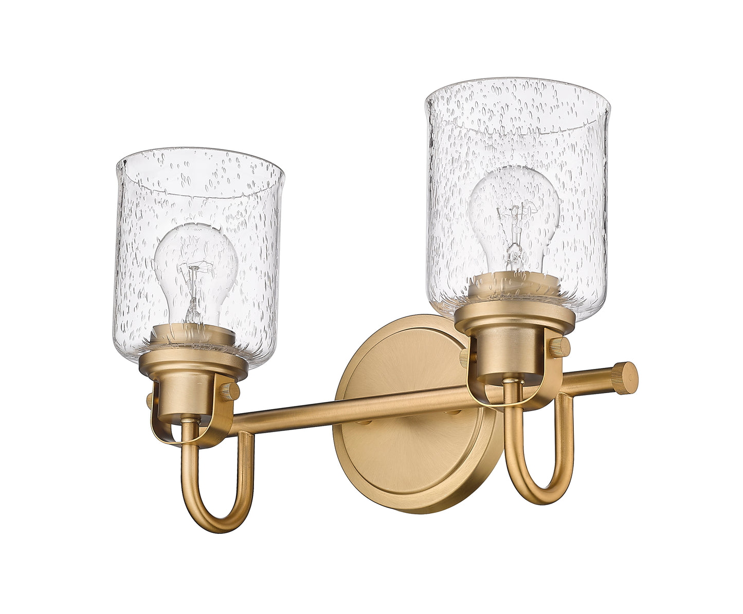 340-2V-HG - Kinsley 2 Light 14" Vanity - Heirloom Gold