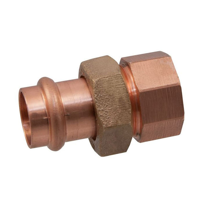 PC633-3 - Copper 1-1/2" Press x FPT Union