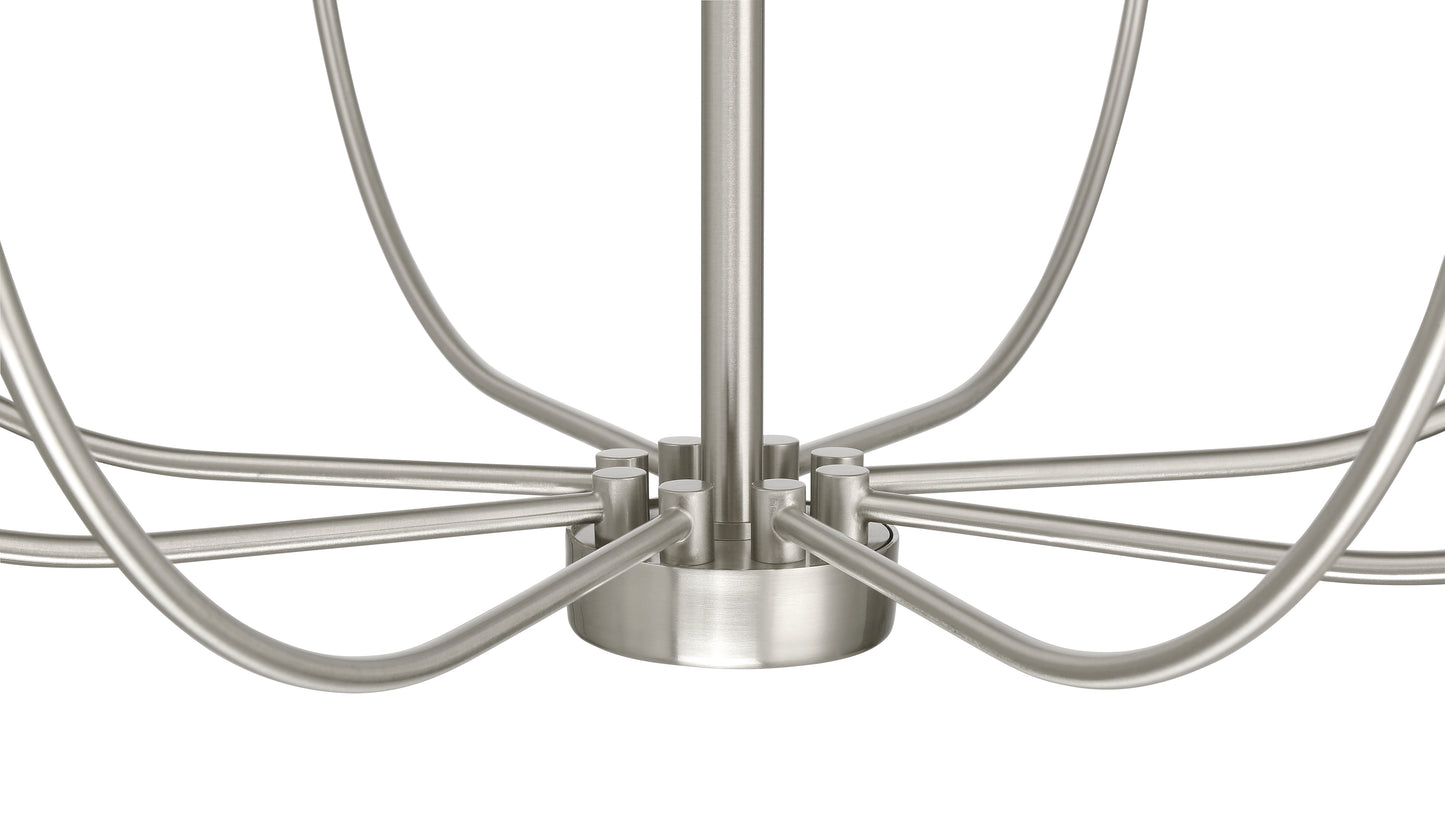 59828-BNK - Traci 8 Light 31" Wide Chandelier - Brushed Nickel