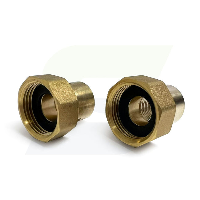 UFS-050T - 1/2" Brass Union FNPT Threaded Fitting Kit - 2 Pack