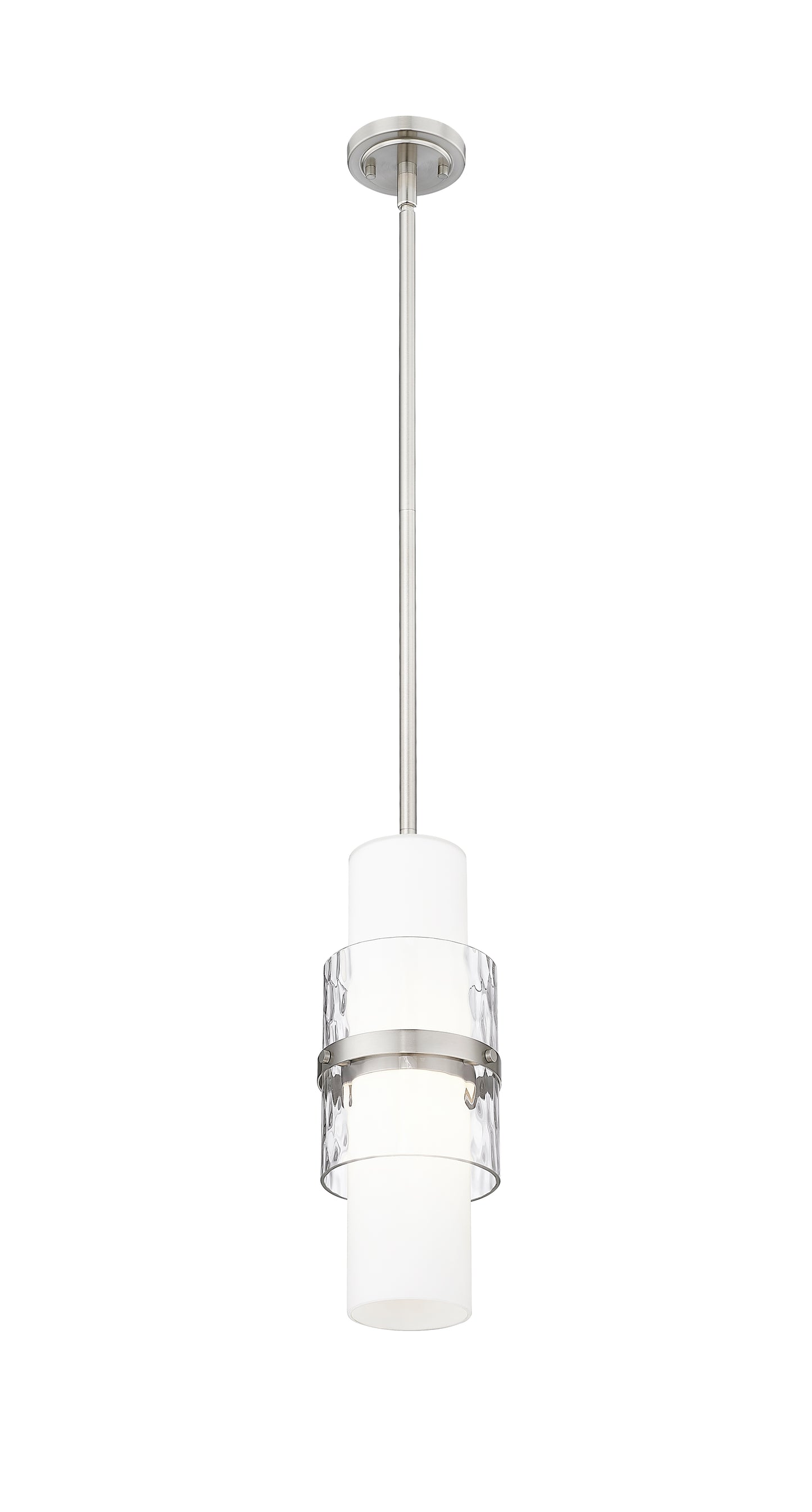1946P-ROD-BN - Cayden 1 Light 6" Pendant - Brushed Nickel