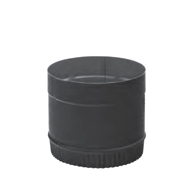 8SWA1 - 8" Black Single Wall Stove Top Adapter