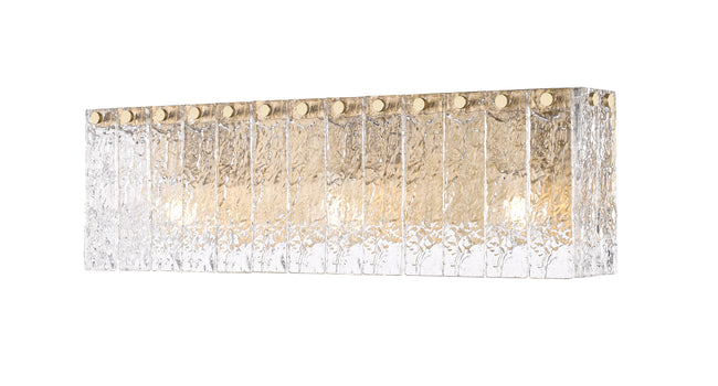 1943-3V-MGLD - Glacier 3 Light 24" Vanity - Modern Gold