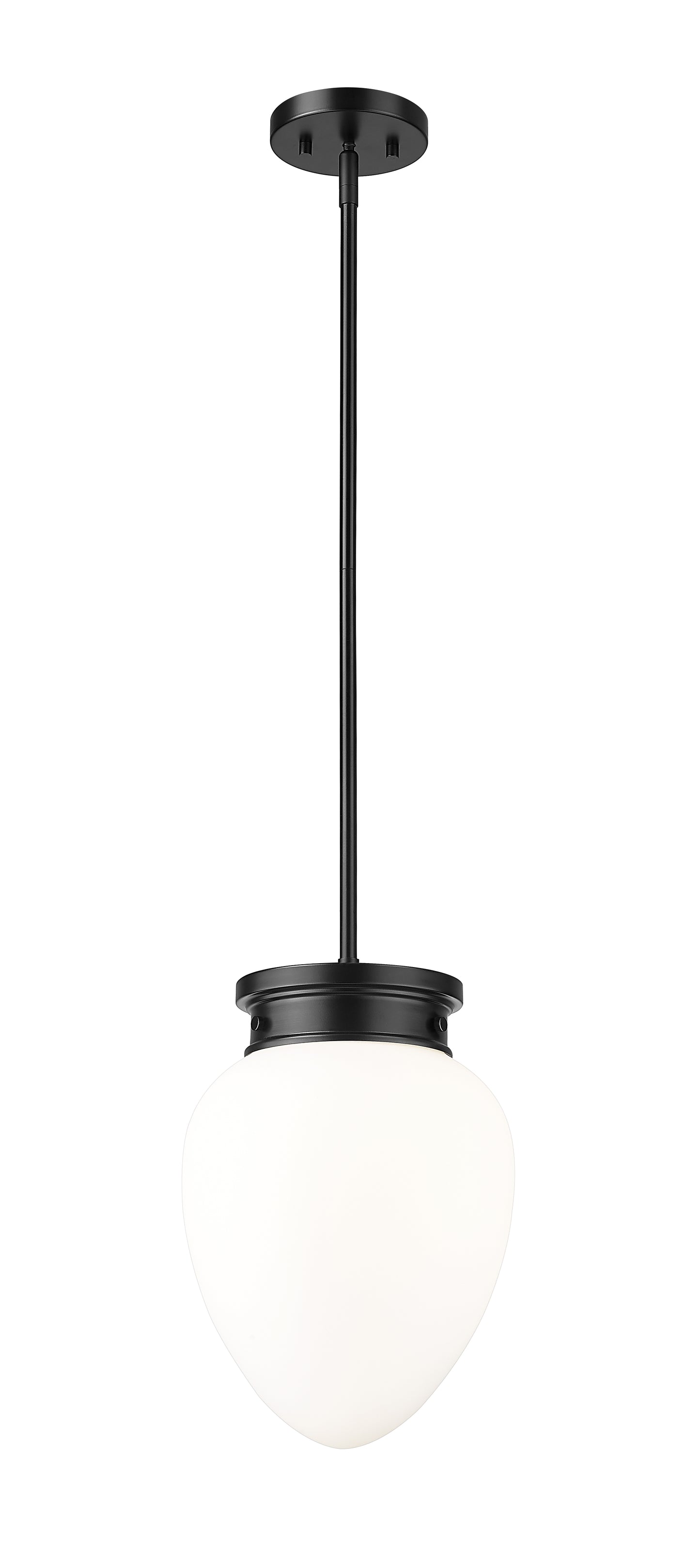 1945P9-MB - Gideon 1 Light 10" Pendant - Matte Black