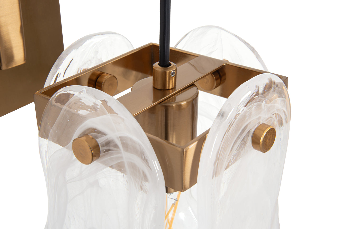 59961-SB - Angela 1 Light 17" High Wall Sconce - Satin Brass
