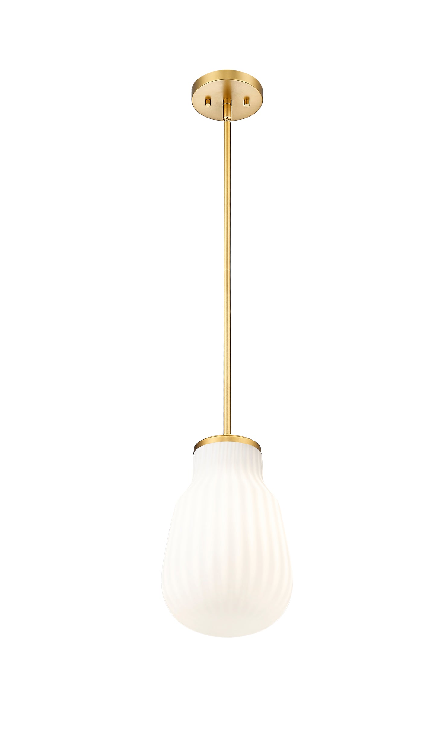 7511P8-MGLD - Newbury 1 Light 8" Pendant - Modern Gold