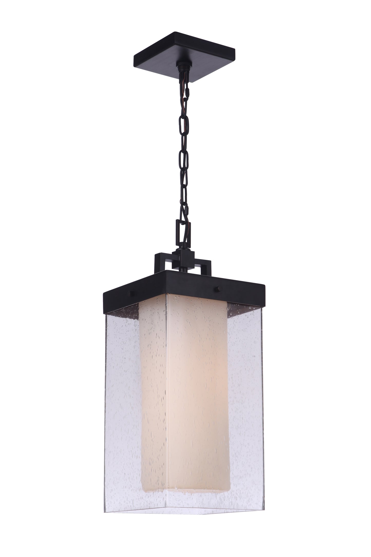 ZA5621-MN - Hayner 1 Light 8.88" Wide Outdoor Pendant - Midnight