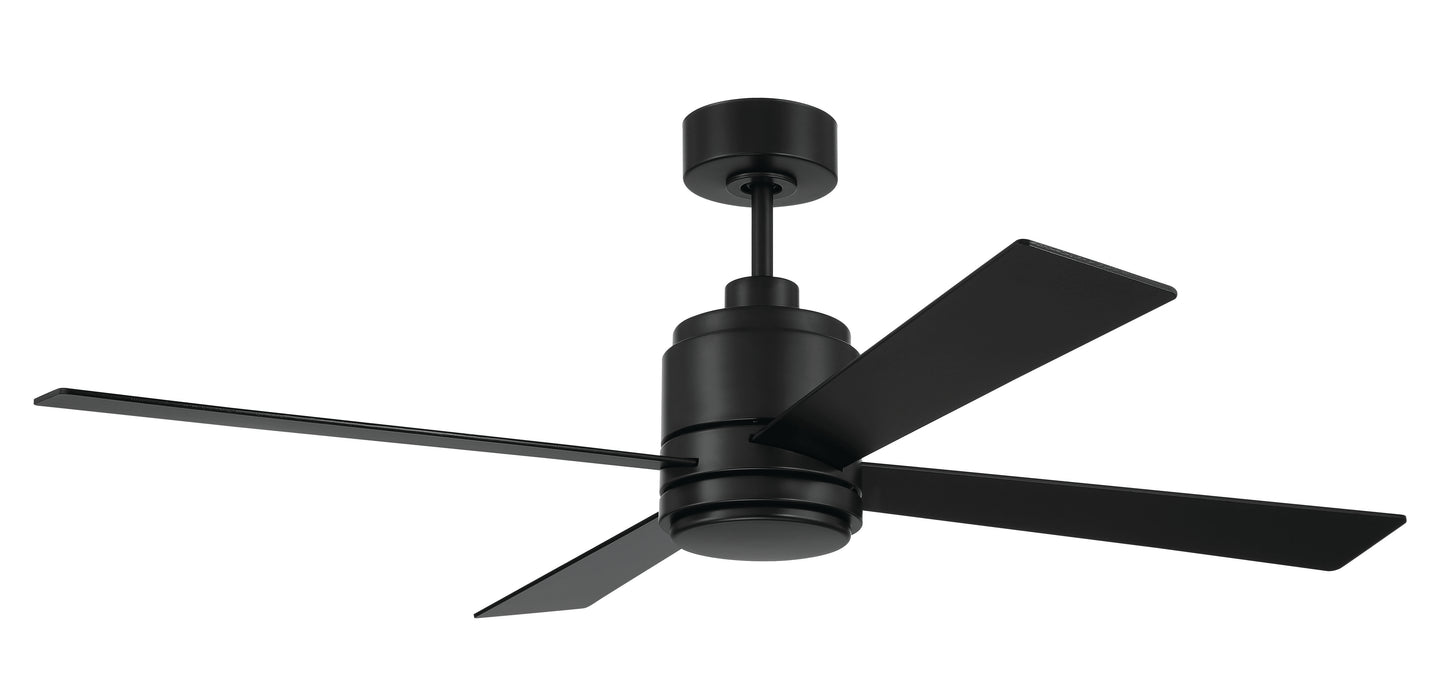 MCY52FB4 - McCoy 52 4 Blade 52" 4 Blade Ceiling Fan with Light Kit - Flat Black
