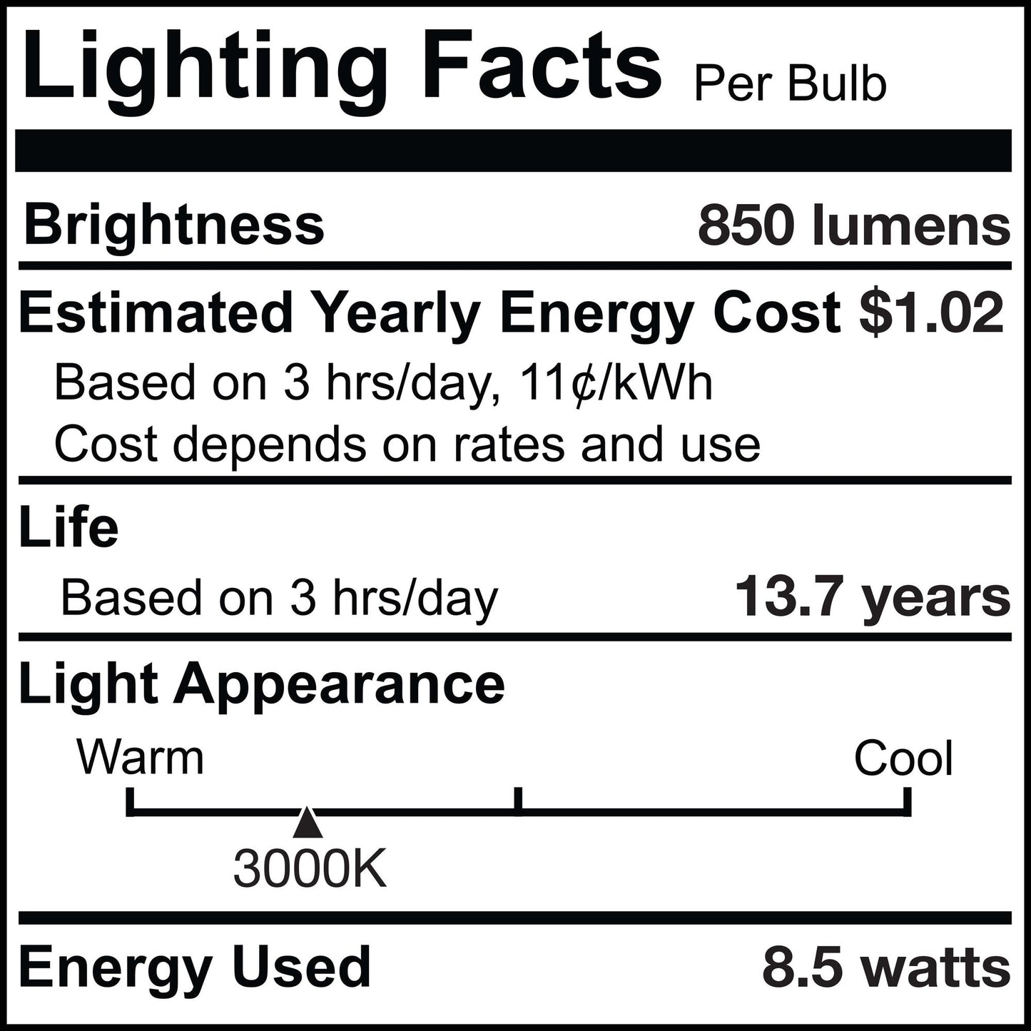 776769 - Dimmable Clear ST18 LED Light Bulb - 8.5 Watt - 3000K - 4 Pack