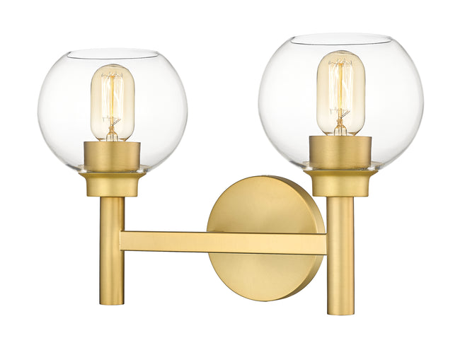 7502-2V-BG - Sutton 2 Light 16" Vanity - Brushed Gold