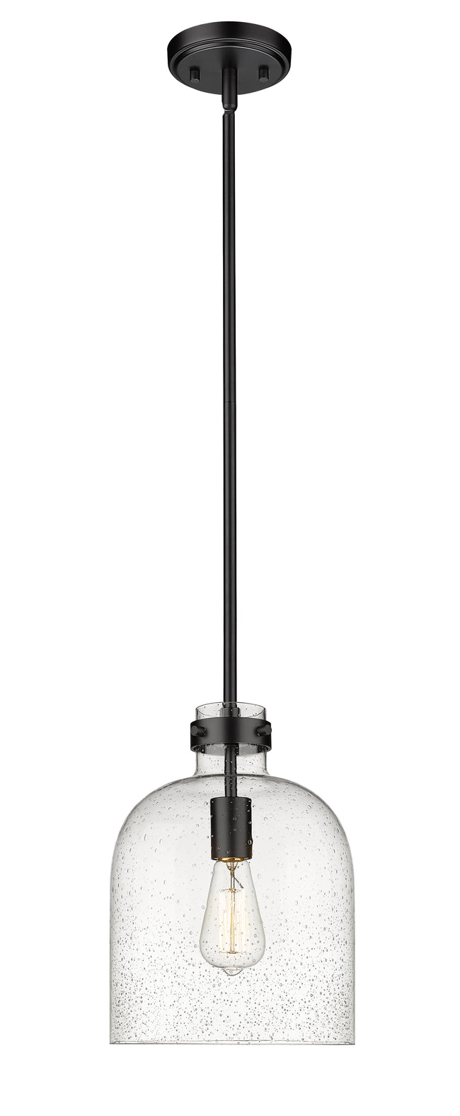 817-9MB - Pearson 1 Light 10" Pendant - Matte Black