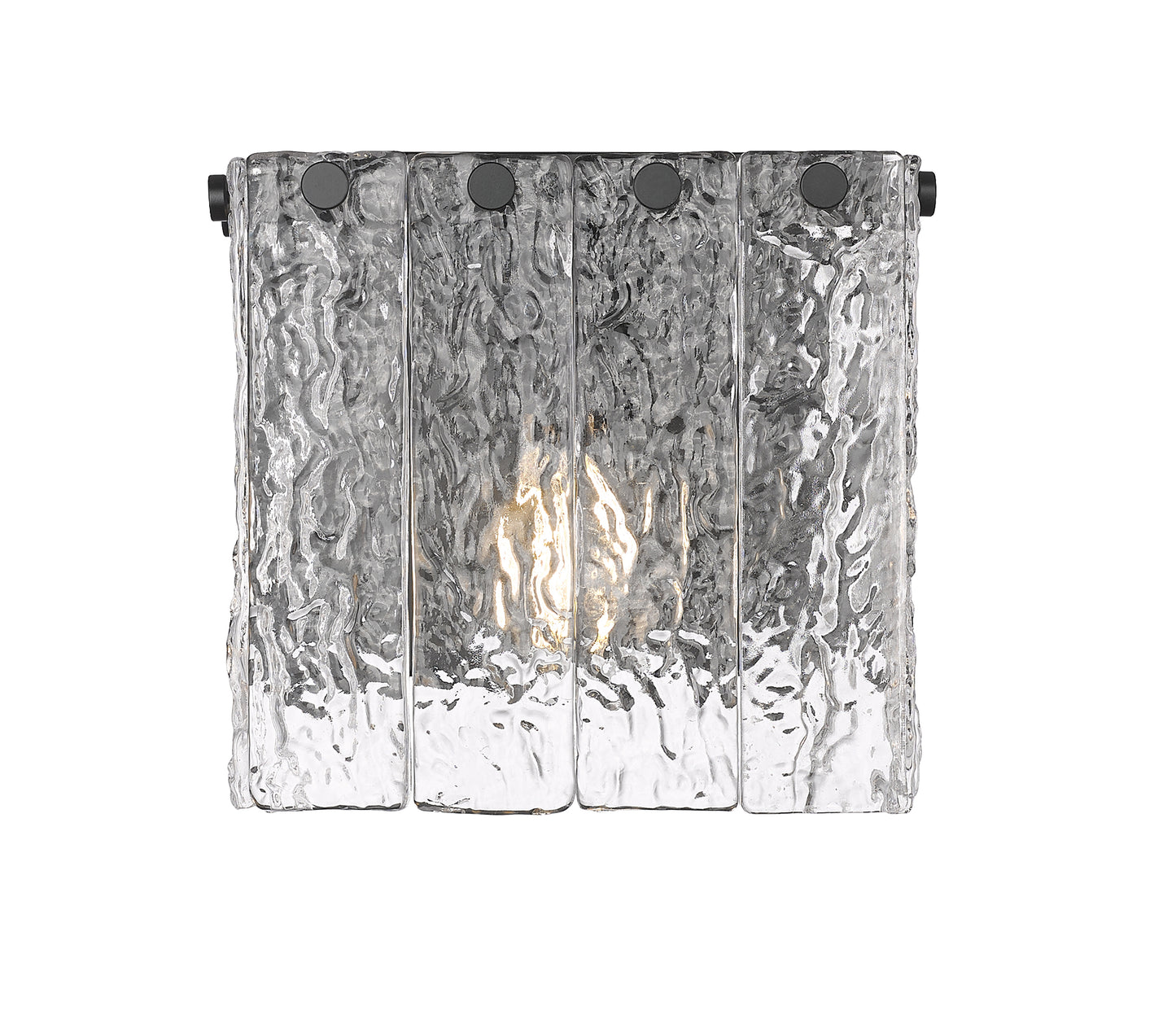 1943-1S-MB - Glacier 1 Light Wall 7" Sconce - Matte Black