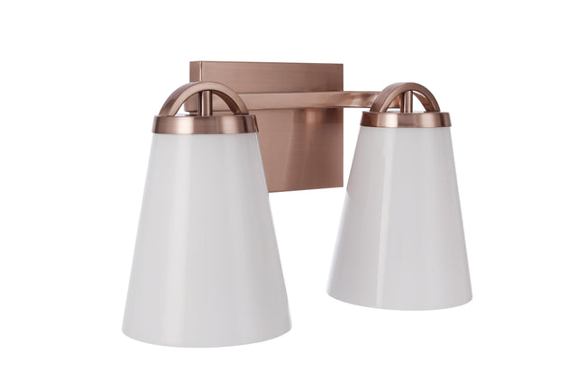 20714CPZ2 - Zane 2 Light 14" Wide Vanity Light - Premium Bronze
