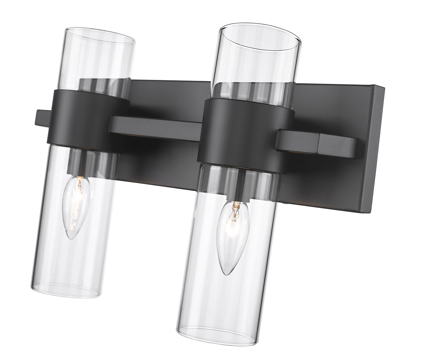 343-2V-MB - Lawson 2 Light 17" Vanity - Matte Black