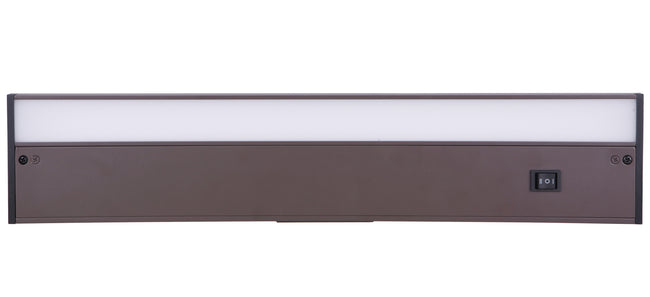 CUC1018-BZ-LED - Undercabinet Light Bars 1 Light 3.63" Wide Under Cabinet Light Bar - Bronze