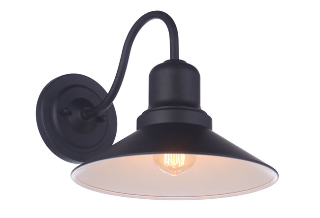 ZA5404-MN - Singleton 1 Light 10.25" High Outdoor Wall Lantern - Midnight