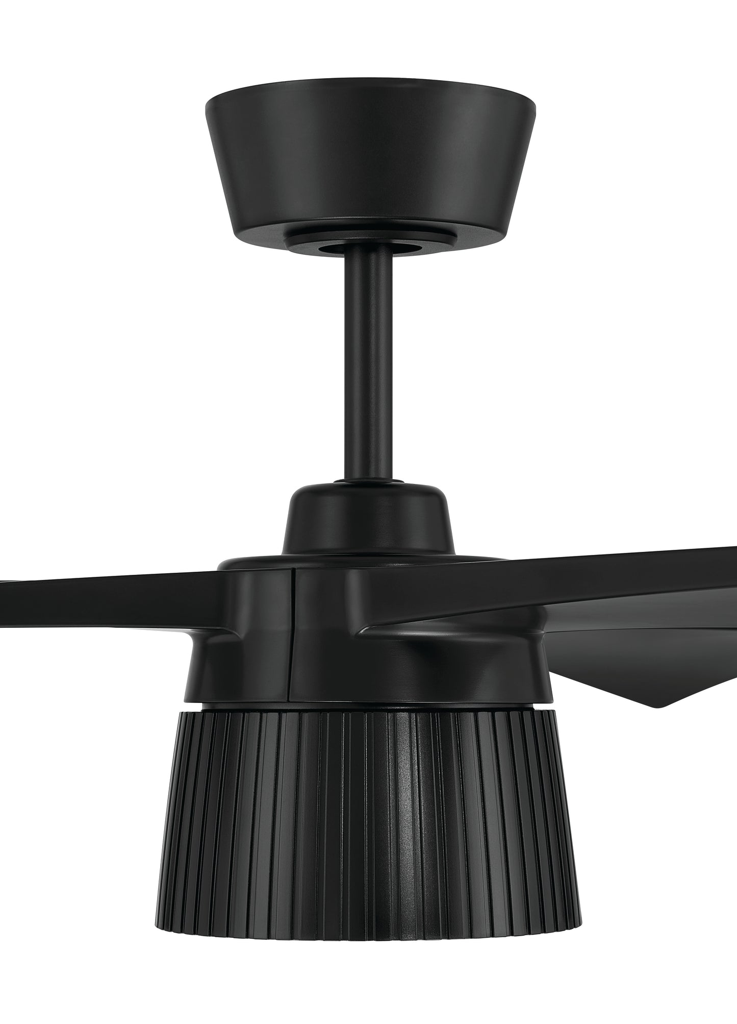 CTO52FB3 - Canto 52" 3-Blade Indoor/Outdoor Rated Damp Ceiling Fan 52" 3 Blade Indoor Outdoor Ceiling Fan with Light Kit - Flat Black