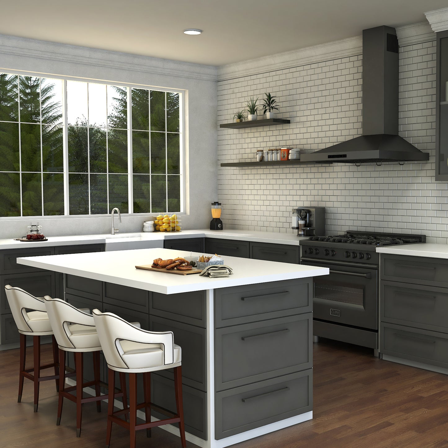 GEM-KF-BN - Gemini Kitchen Faucet in Brushed Nickel
