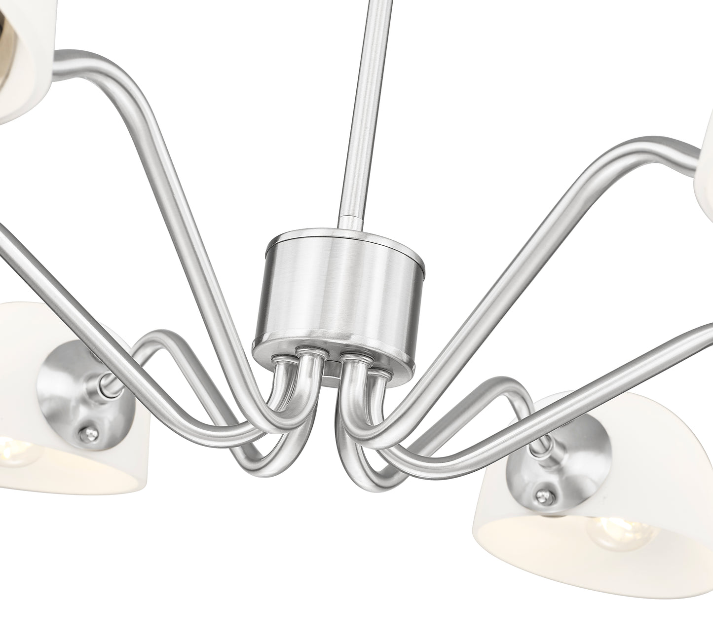 3048-6BN - Breton 6 Light 39" Chandelier - Brushed Nickel