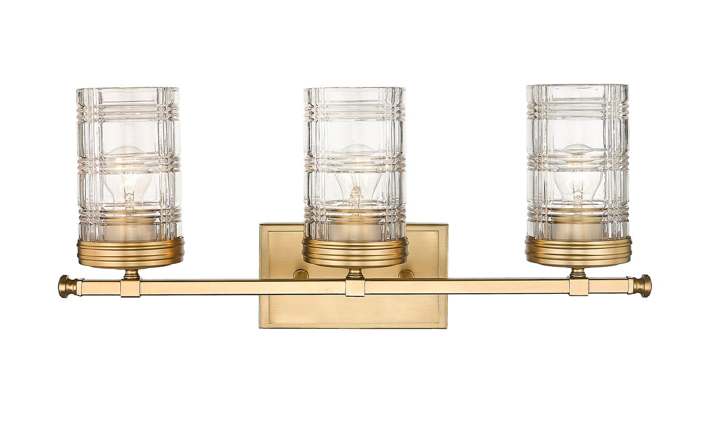 344-3V-HG - Archer 3 Light 25" Vanity - Heirloom Gold