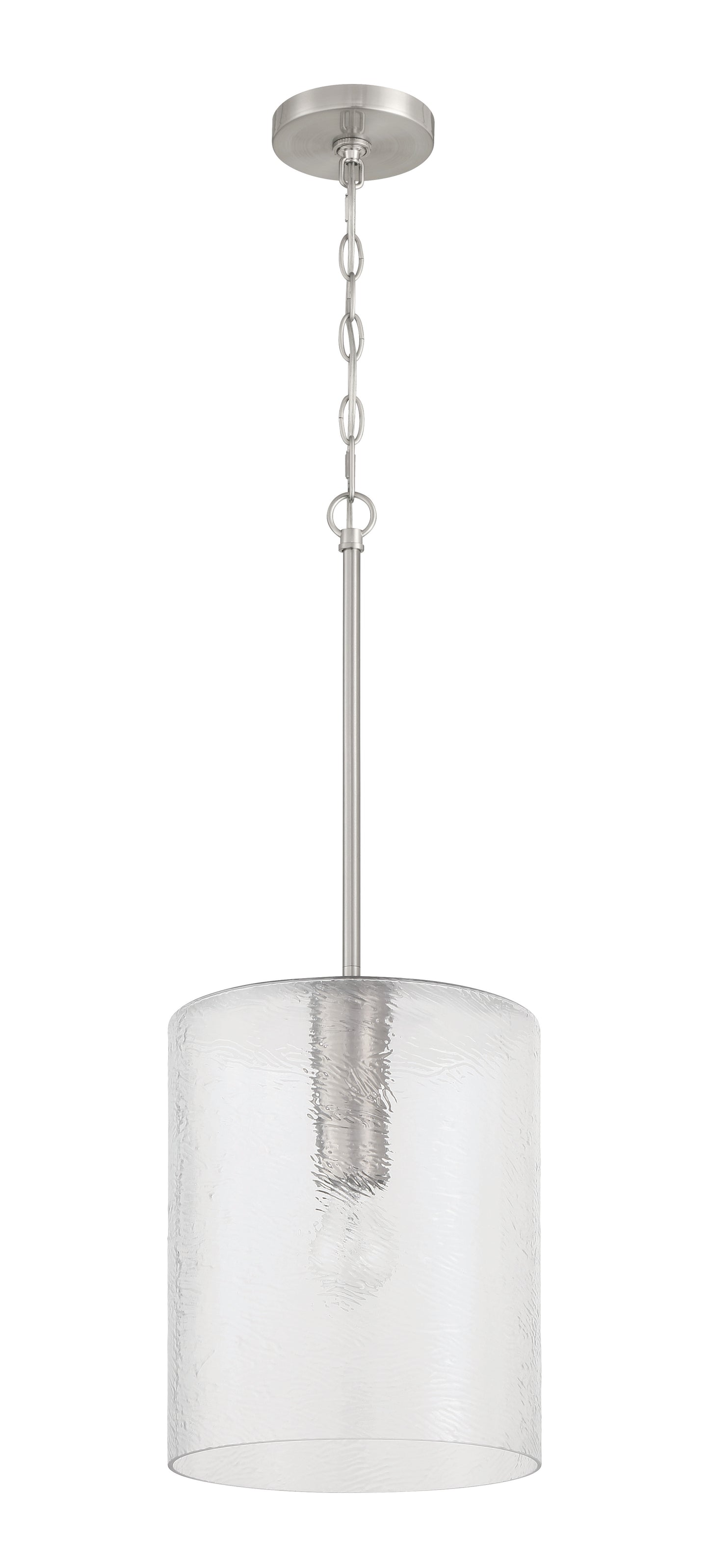 60292-BNK - Lyndsey 1 Light 10" Wide Pendant - Brushed Nickel