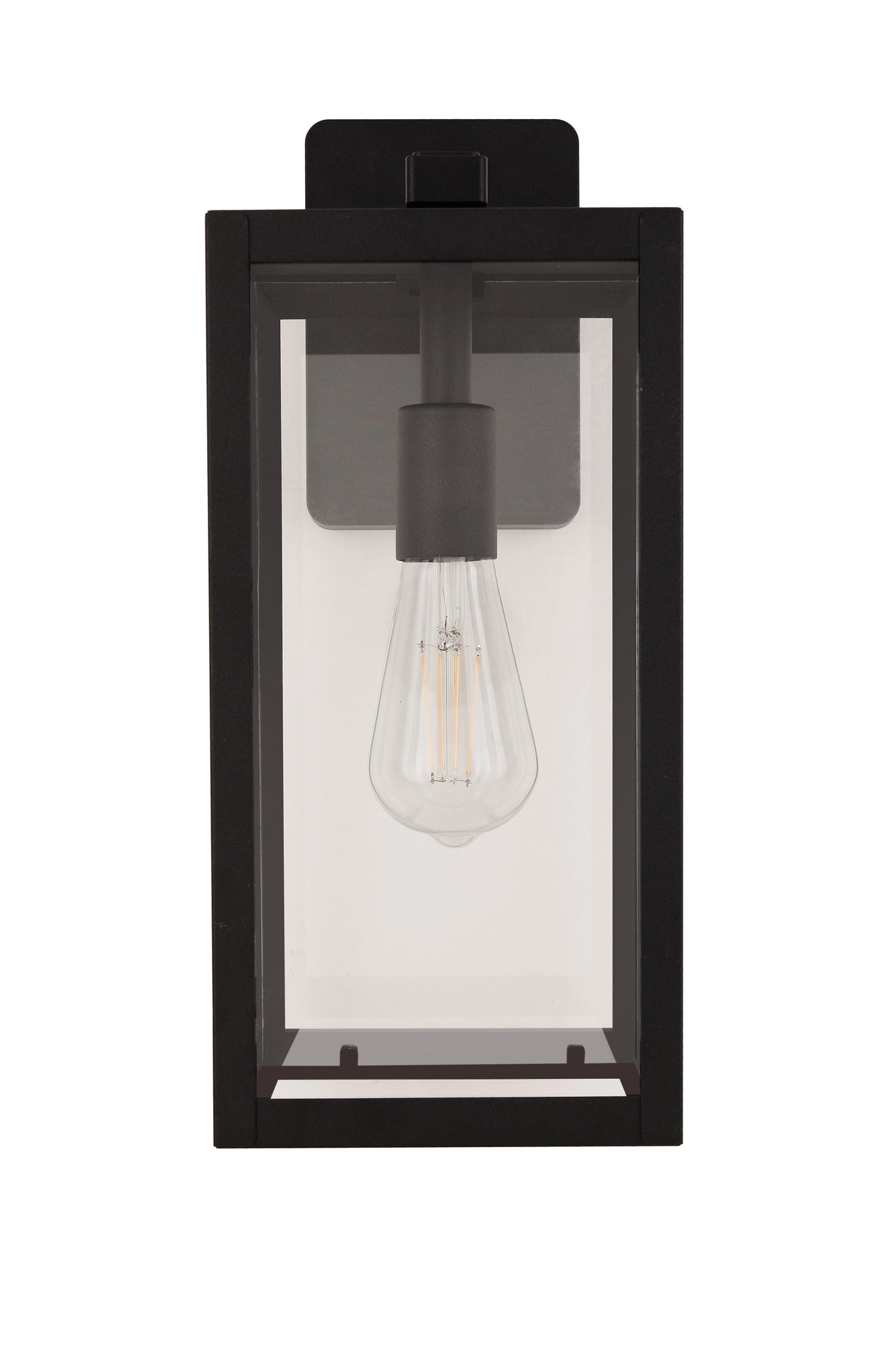 ZA7114-TB - Harris 1 Light 16" High Outdoor Wall Lantern - Textured Black