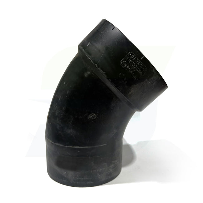 I044200 - 4" Spigot x Hub ABS 45 Degree Street Elbow