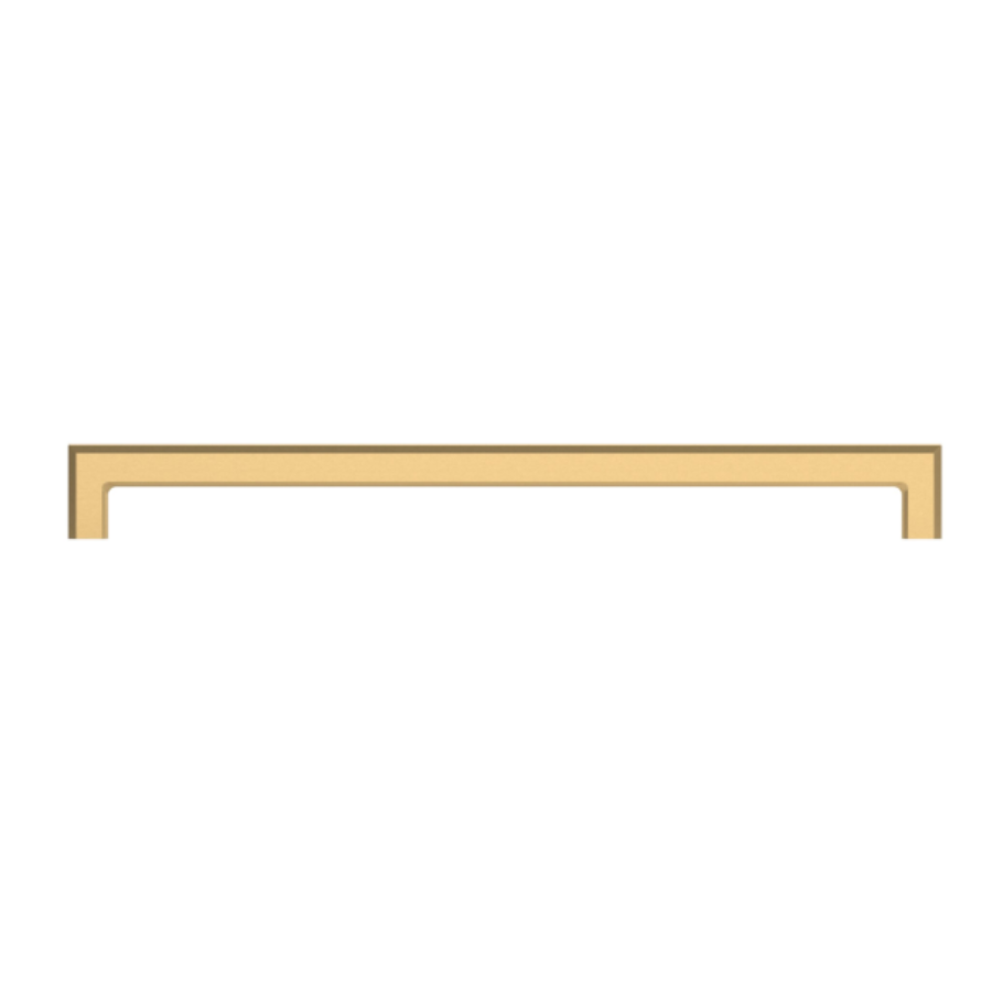 4414044 - 12" Centers - Bevel Pull - Satin Brass