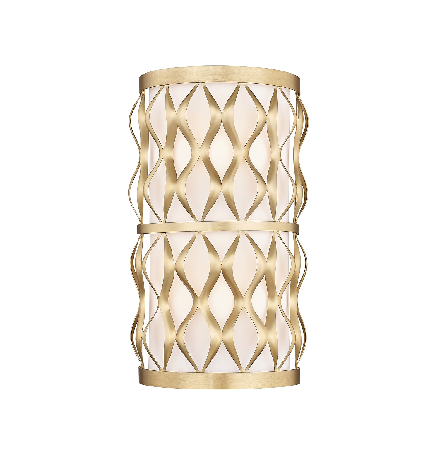 1948-2S-MGLD - Harden 2 Light Wall 15" Sconce - Modern Gold