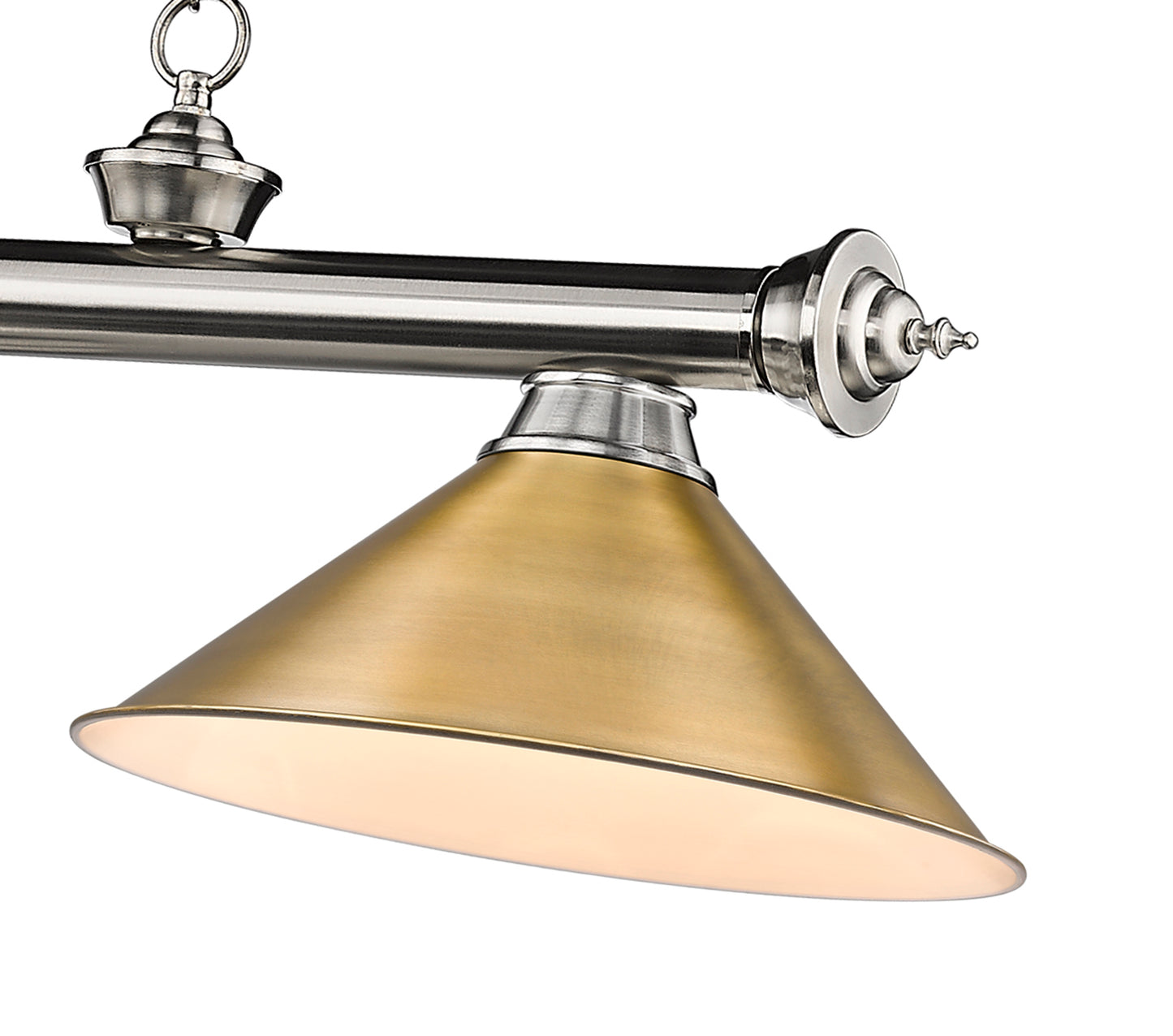2306-3BN-RB15 - Cordon 3 Light 57" Billiard - Brushed Nickel