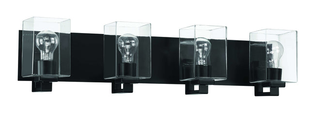 18532FB4 - McClane 4 Light 32" Wide Vanity Light - Flat Black
