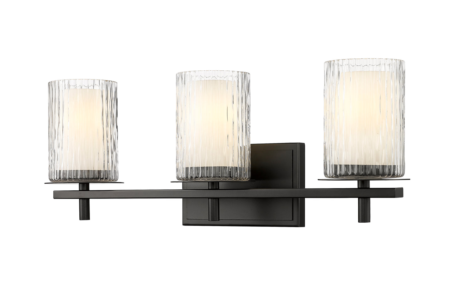 1949-3V-MB - Grayson 3 Light 23" Vanity - Matte Black