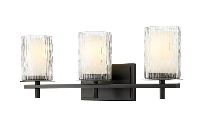 1949-3V-MB - Grayson 3 Light 23" Vanity - Matte Black