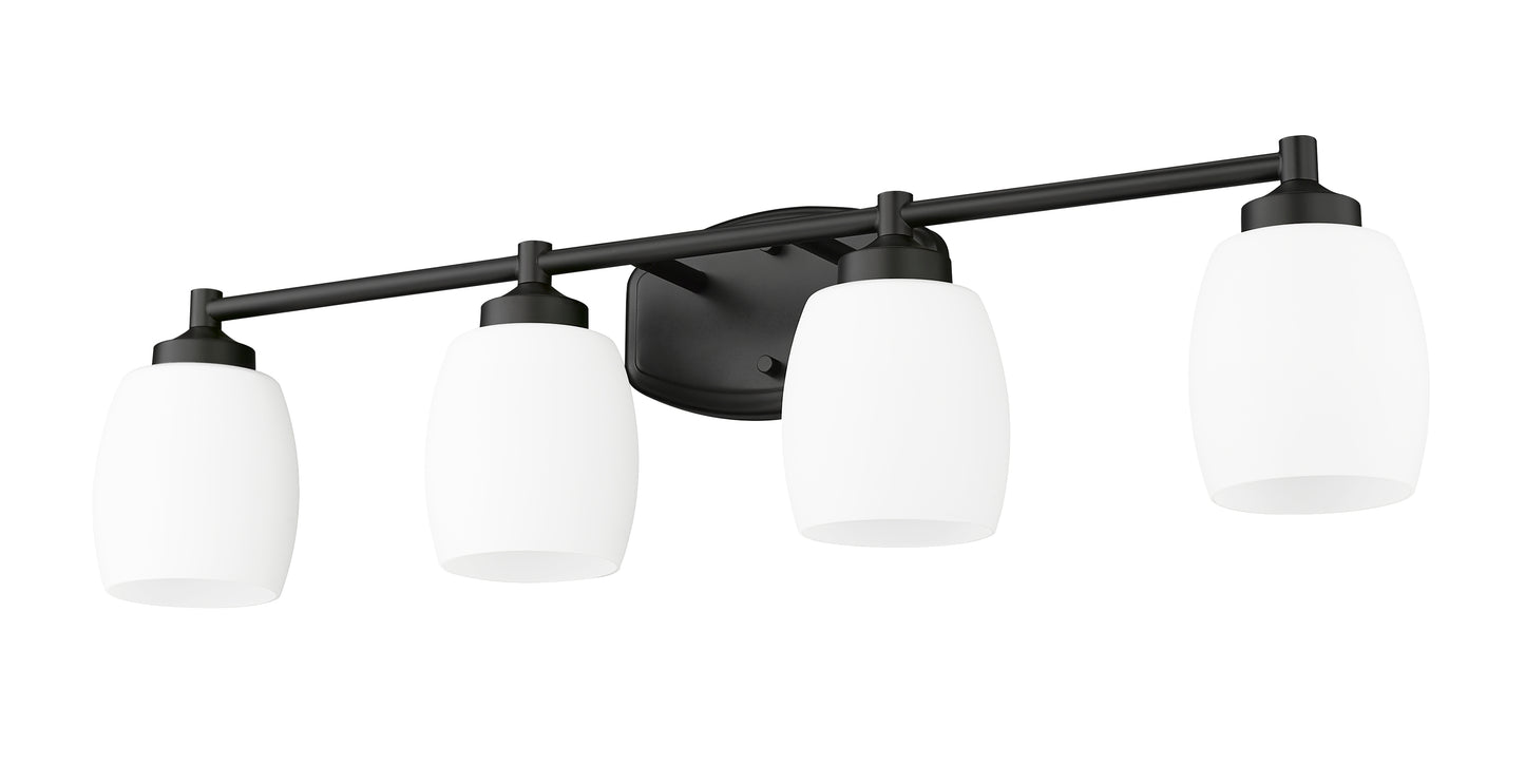 745-4V-MB - Kendrick 4 Light 31" Vanity - Matte Black