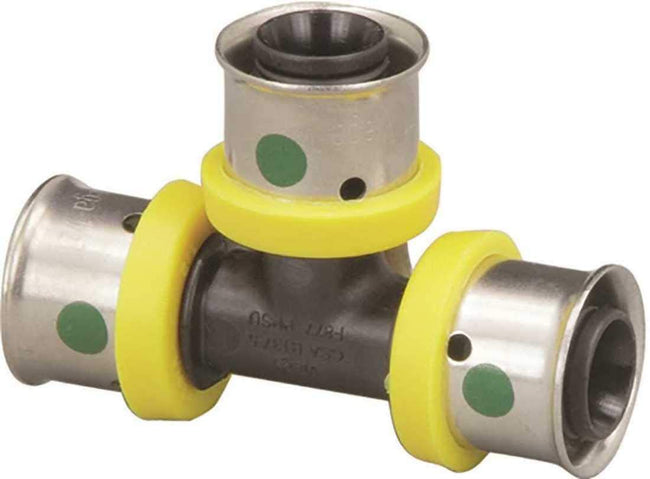 49553 - V5618 Polymer PEX Tee, 1" x 1" x 1/2"