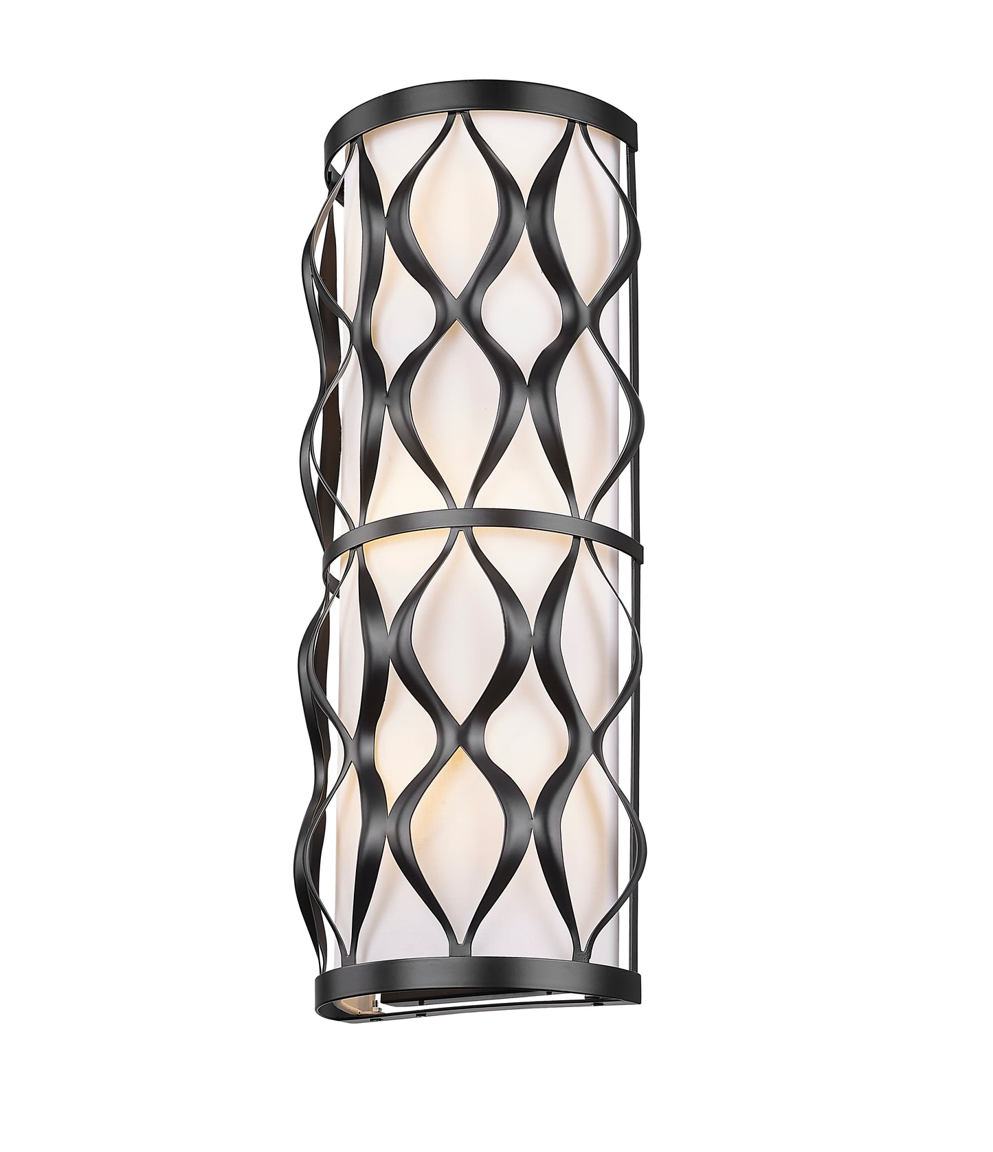 1948-3S-MB - Harden 3 Light Wall 22" Sconce - Matte Black
