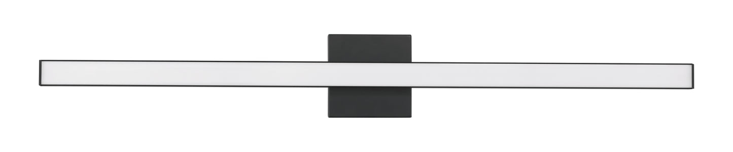 10136FB-LED - Trim 1 Light 36" Wide LED Vanity Light - Flat Black