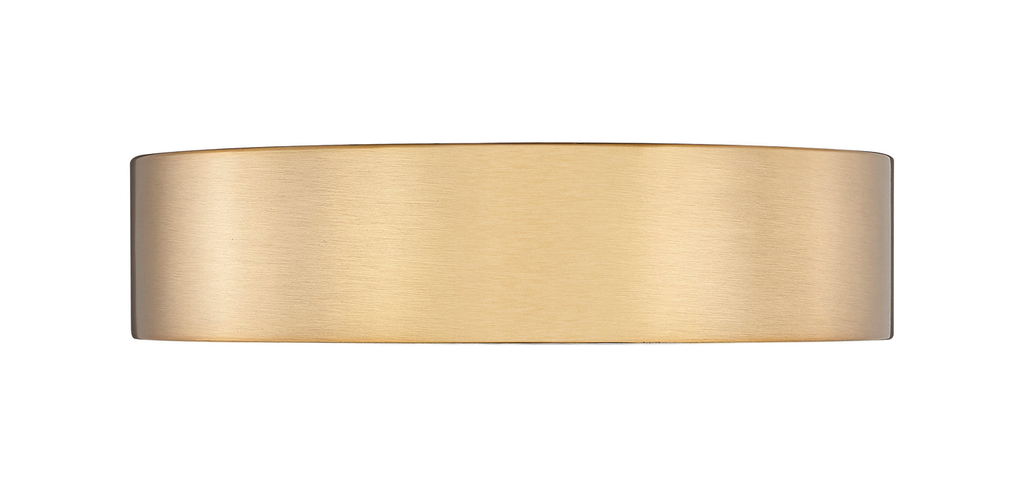 1014F12-MGLD-LED - Kawan 1 Light Flush 12" Mount - Modern Gold