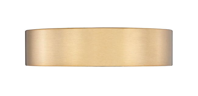 1014F12-MGLD-LED - Kawan 1 Light Flush 12" Mount - Modern Gold