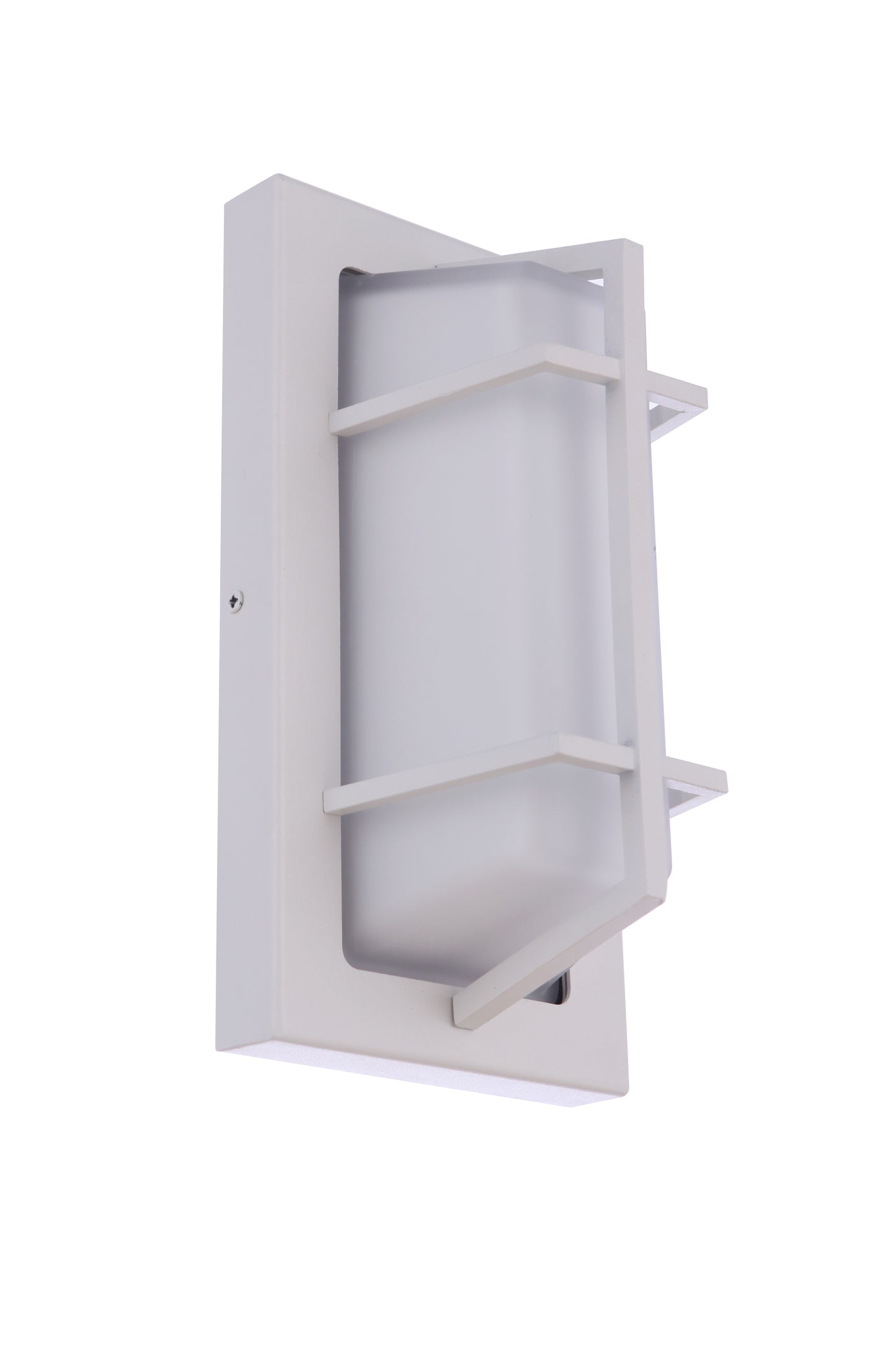 ZA6102-TW - Bulkhead Rectangular 1 Light 10" High Outdoor Wall/Ceiling Mount - Textured White