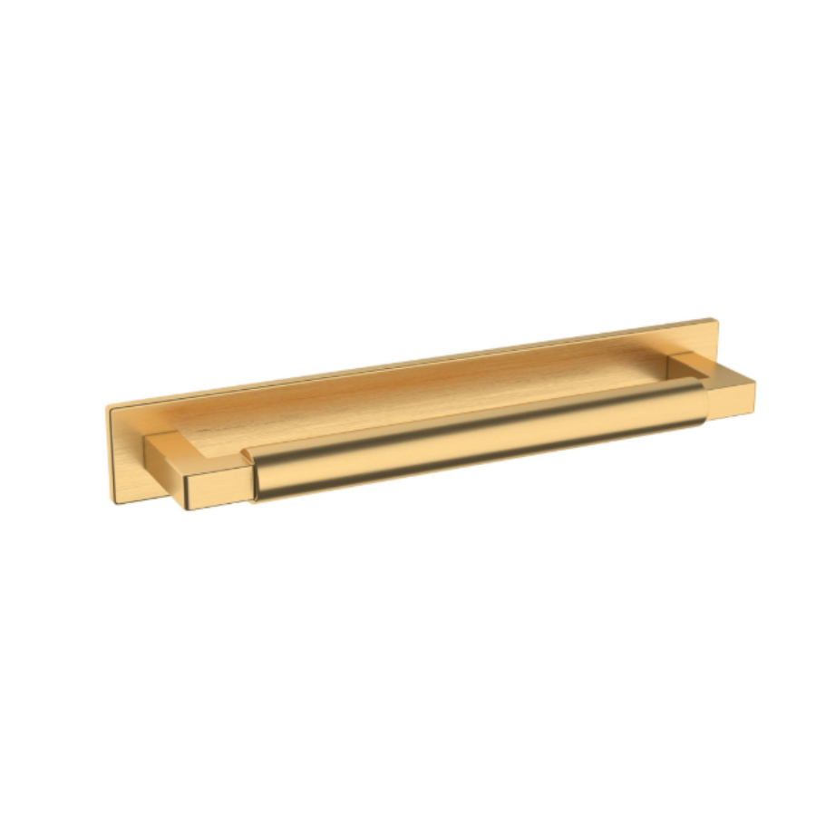 4927044 - 6" Centers - Contemporary Back Plate - Satin Brass