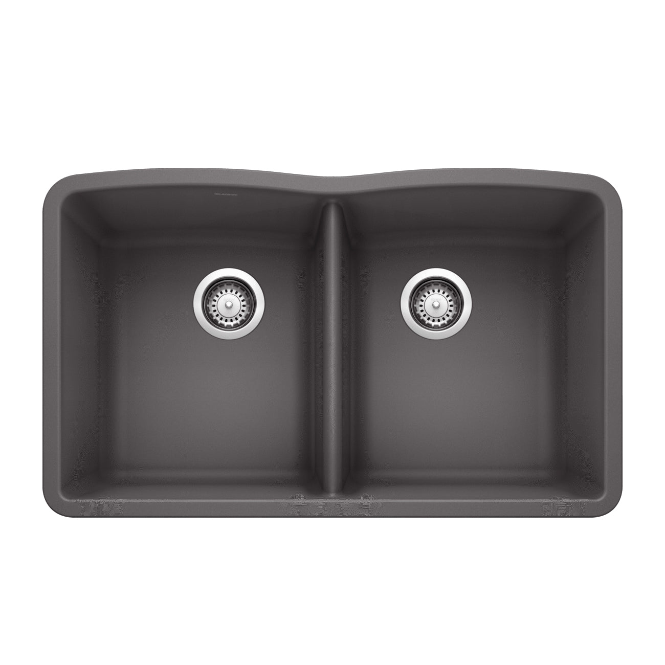 441470 - 32" Diamond Equal Double Bowl Undermount Kitchen Sink - Cinder