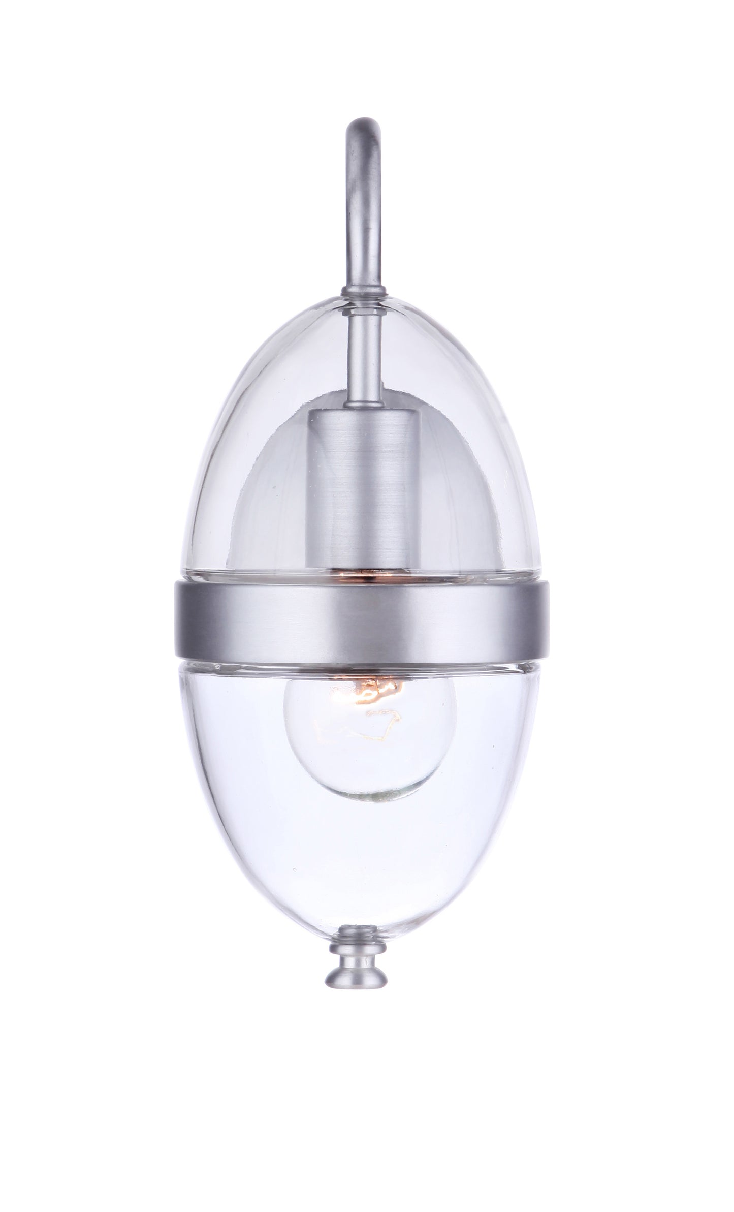 ZA3504-SA - Sivo 1 Light 11.75" High Outdoor Wall Lantern - Satin Aluminum