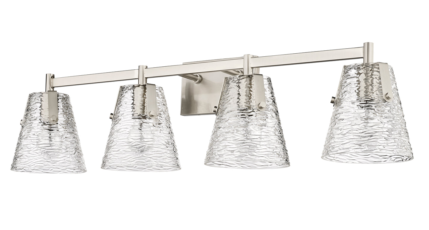 1101-4V-BN - Analia 4 Light 36" Vanity - Brushed Nickel