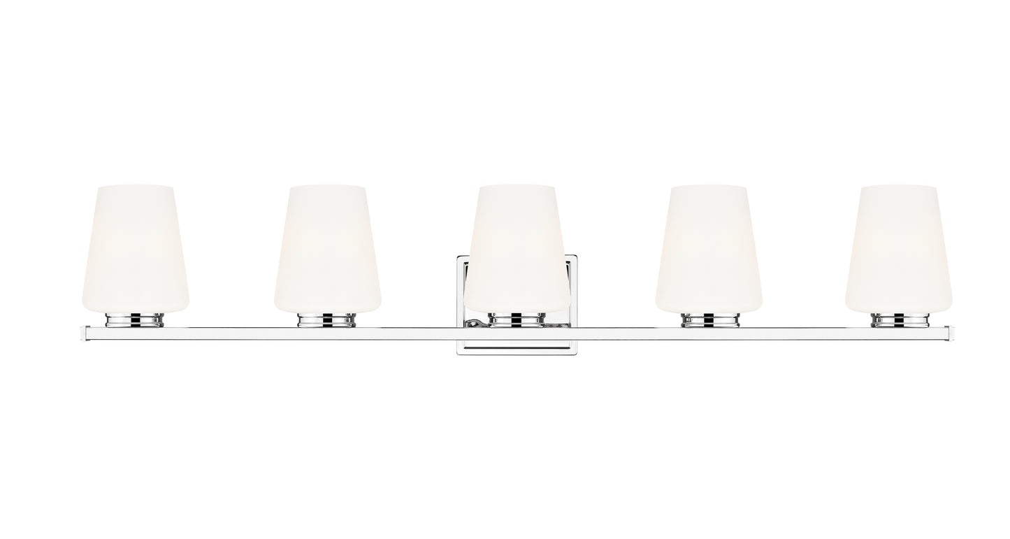 7703-5V-CH - Nextra 5 Light 42" Vanity - Chrome