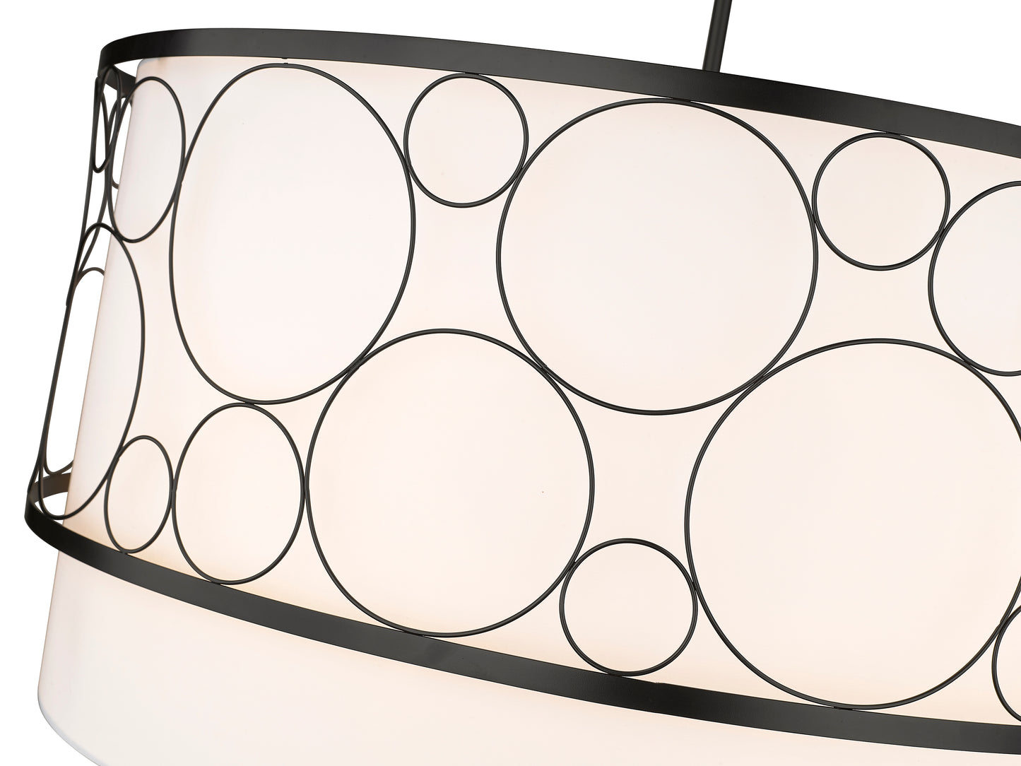 197-32MB - Kendall 5 Light 32" Chandelier - Matte Black