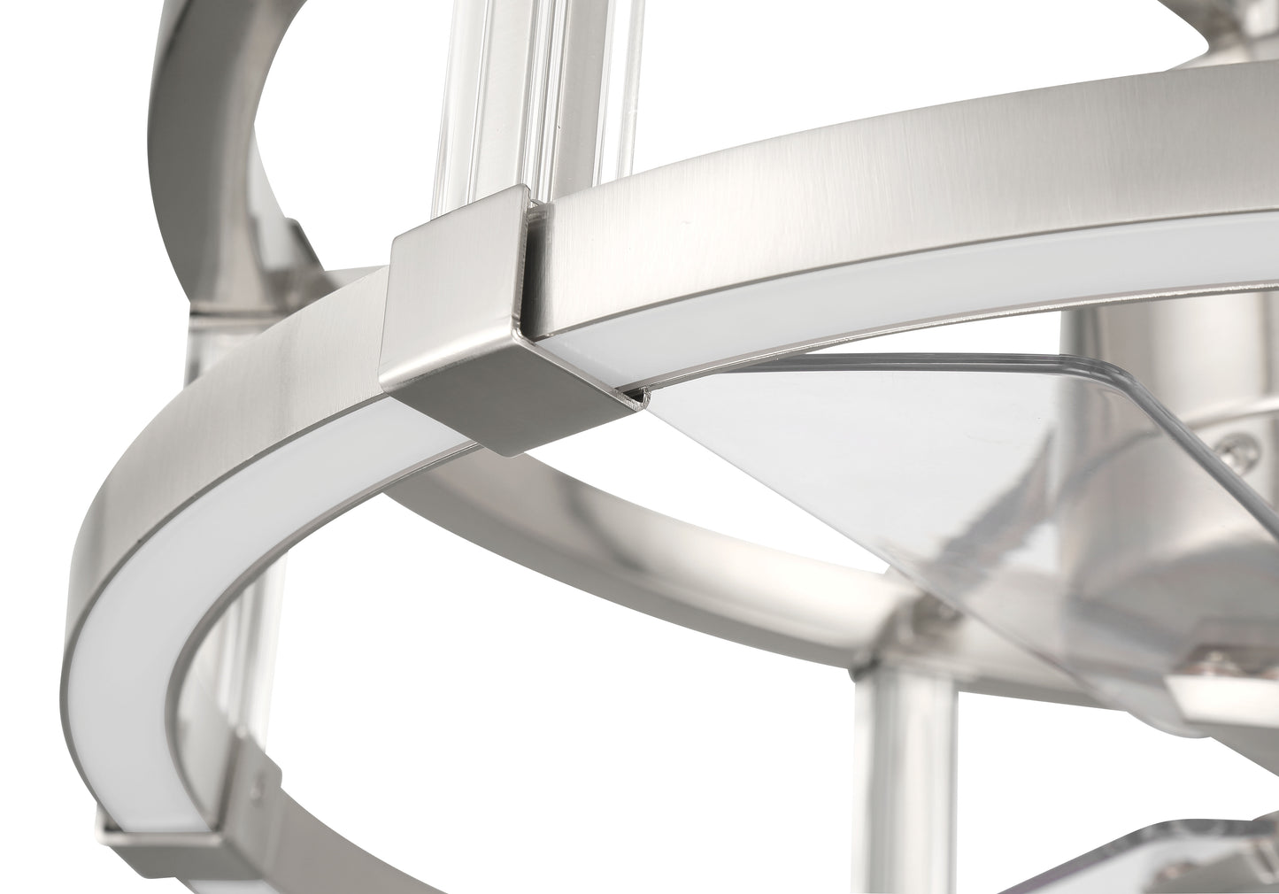 ALS24BNK3 - Alexis 18" 3 Blade Ceiling Fan with Light Kit - Brushed Nickel