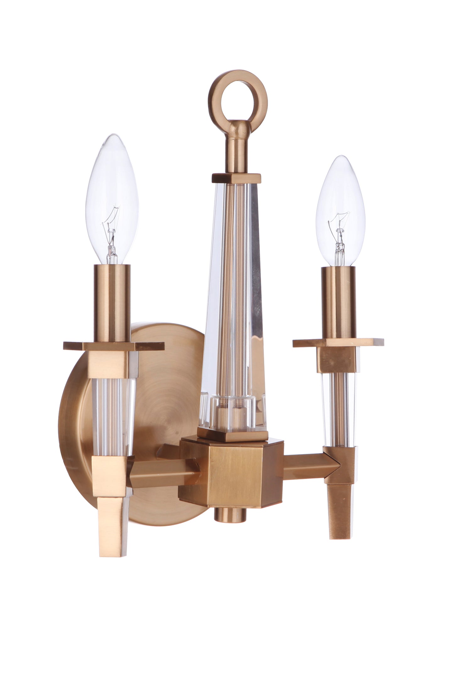 53262-SB - Tarryn 2 Light 12.25" High Wall Sconce - Satin Brass
