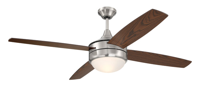 PHZ52BNK4 - Phaze II 4- Blade 52" 4 Blade Ceiling Fan with Light Kit - Brushed Nickel